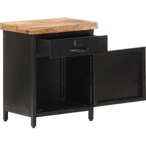 Maison Exclusive - Nachttisch 40x30x52 cm Mango Massivholz