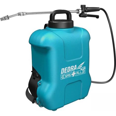 Dedra DED6981 Pulverizador de Mochila 16L Negro Ergonómico