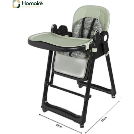 Chaise de salle à manger vert en polypropylène de 59 x 76 x 96 cm HOMAIRE (1/5)