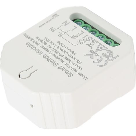 Interrupteur Connecté WiFi et Bluetooth, Contrôle Vocal et Minuterie Programmable pour Éclairage Maison 90‑250V Application Tuya (1/5)