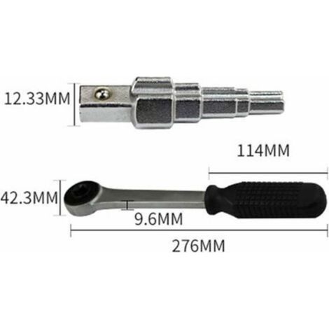 Clé À Radiateur - Entraînement 1/2 Pouces - Pour Vannes De 10 À 21 Mm - Acier Au Carbone - 1 Pièce (1/5)