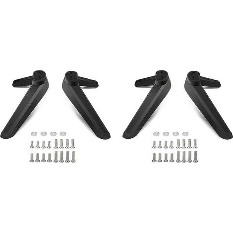 Pieds de support TV universels de bureau, pièces de rechange pour la base de support TV, pieds de fixation pour support TV 17 mm-20 mm fdq (1/5)