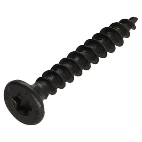 VBA3 Tête fraisée Cranté 4X35 TORX T20 Acier zingué noir - 1 pièce (1/3)