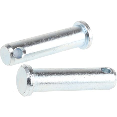 Rs Pro – Axe en acier doux zingué 1-1/2 pouce – Finition galvanisée brillante – Sachet de 5 unités pour applications de fixation