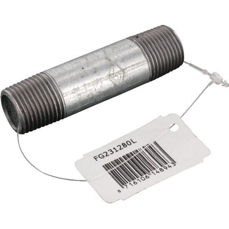 Racor p.tubos galv. 1/2"x80 mm UNIVERSAL FG231280L