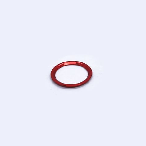 (BB) Convient pour une utilisation sur le moteur Citroën C4L SPACETOURER. Autocollant décoratif pour bouton de démarrage à une touche. Cache de protection métallique. (1/4)