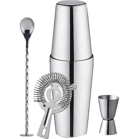 Bartender Set For Professional Bartenders And Family ,5 Piece Boston Shaker