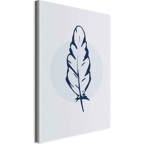 Imagen - Pluma azul (1 pieza) vertical (1/5)