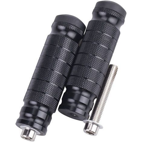 Repose-pieds arrière universels de 8 mm, boulons de montage en aluminium CNC, pour moto Yamaha, Honda, Suzuki, Kawasaki, Ducati, Aprilia (1/4)