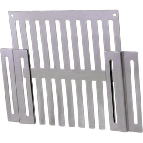 Grille de Drainage latérale coulissante pour Toit et Sol, Couvercle de Drainage Coulissant antiblocage et résistant à l'usure en Acier Inoxydable, 16.7 Cm X 12.5 Cm (1/5)