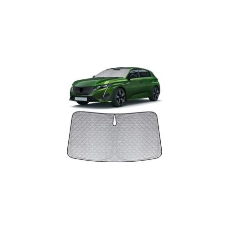 Pare-soleil pliable pour Peugeot 308 P5 2021-2025 – Protection UV 99% – Matériaux 6 couches – Installation facile et design compact