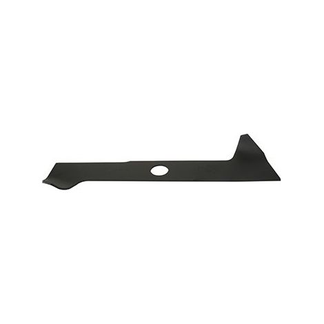 Cuchilla soplante adaptable para cortacéspedes modelos Sabo: Turbostar 43 (291-121-000) y 43esh - L: 430mm, diámetro central: 32mm.