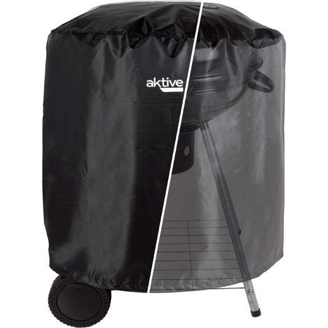 Aktive Funda protectora negra para barbacoa 71x71x68 cm (1/3)