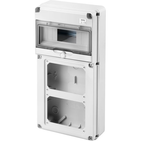 Quadro per due prese interbloccate orizzontali 16 o 32A GW68019N
