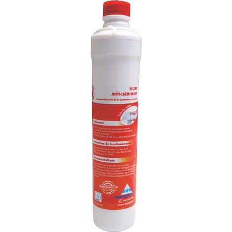 Cartouche pour kit de purification d'eau Direct Pur - anti-impuretés, durée 6 mois - Merkur