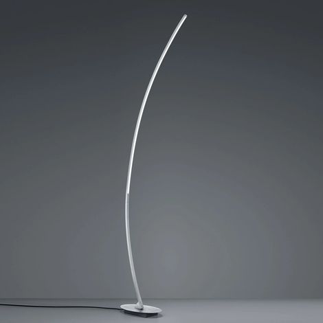 Lampadaire arqué LED SOLO argent 158 cm 1100 lm 3000K (1/5)