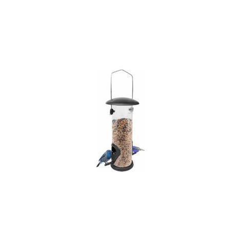 Mangeoires à oiseaux, postes d'alimentation, mangeoires - oiseaux sauvages, mangeoire à oiseaux suspendue à nourriture mixte robuste, noire - pour jardins d'oiseaux sauvages en plein air (1/5)