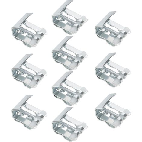 10pcs Clips de Fixation d'évier de Cuisine Supports de Montage d'évier pour Buanderie Évier de Cuisine Salle de Douche (1/5)