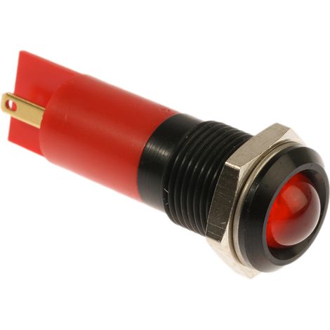Voyant Rouge RS PRO, dia. 14.5mm, 240V c.a., IP40 ( Prix pour 1 )