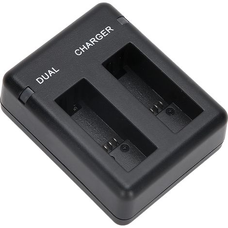 Chargeur double batterie avec câble Micro USB pour AHDBT‑801/GoPro 801/701‑501 (1/5)