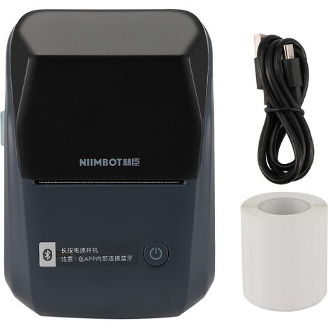 Niimbot B1 Mini-Drucker, tragbarer Thermodrucker, leichter Etikettendrucker für Aufkleber und Etiketten (1/5)