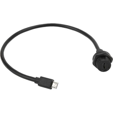 Micro-USB-Buchse/Stecker IP67 wasserdichter Stecker mit Kabel E10MCTFF/MCAM (0,3 m) (1/5)