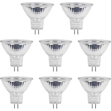 MR11 12V 20W Dimmbare GU4-Halogenlampen, Warmweiß 2700K, GU4-Halogenstrahler für Schränke, Gartenbeleuchtung, 8er-Pack (1/5)