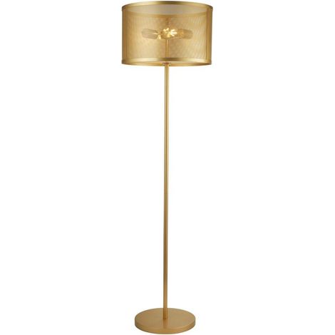 Lampadaire Fishnet 2x60W E27 Or Mat (1/3)