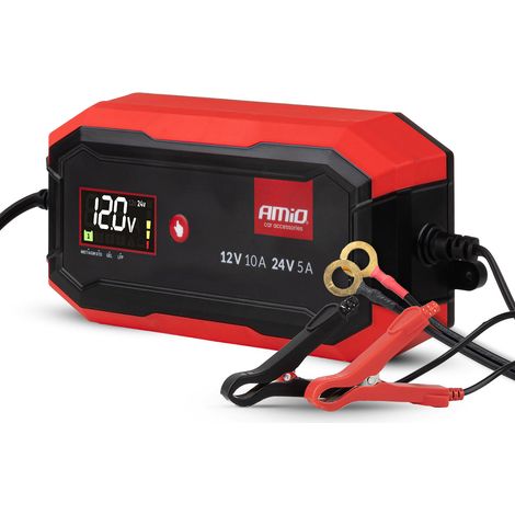 Digitaler Gleichrichter AGM GEL STD LFP MAX 10A 12V 24V PRO amio-04528 (1/5)