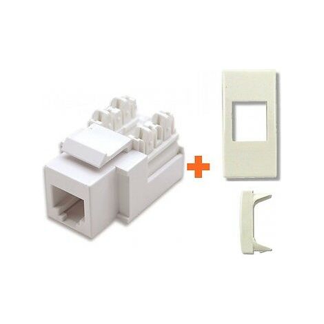 Presa telefonica da incasso RJ11 compatibile Legrand Cross