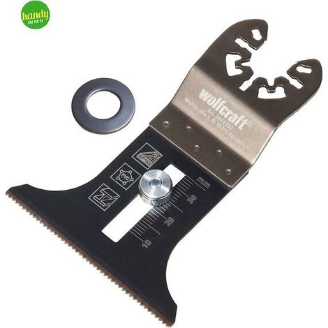 Lama per multiutensile wolcraft con arresto bim larghezza taglio 65 mm