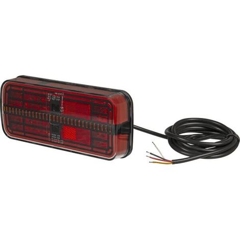 Luz posterior multifunci贸n LED'rectangular 12 V'(con resistencia integrada) 200,5 x 85,3 x 28,9mm UNIVERSAL LA40070