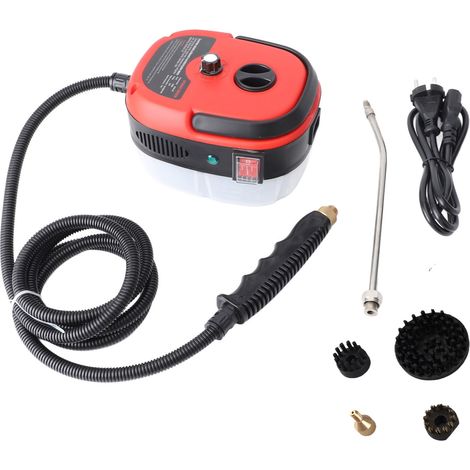 Nettoyeur vapeur portable 1500W, machine de nettoyage vapeur haute température sous pression avec têtes de brosse pour cuisine, meubles, salle de bain, voiture (1/5)