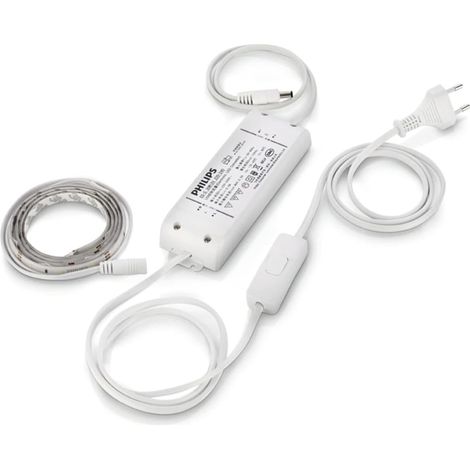 LightStrip Extend - Set singolo striscia LED flessibile bianca 1m starter kit (1/5)