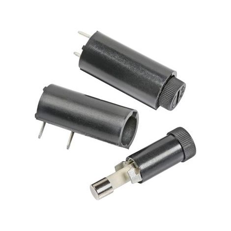 Eaton – Porte-fusible monté sur circuit – Fusible standard 5mm x 20mm – Tension 250V – Intensité 10A – Pour circuits imprimés