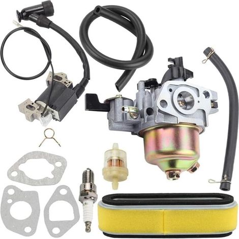Kit de carburador 16100-ZE6-W01, compatible con carburadores HR194, HR195, HR214, HRA214, HR215, HR216, HRA216, HRC216, GXV120, GXV140 y GXV160. (1/5)