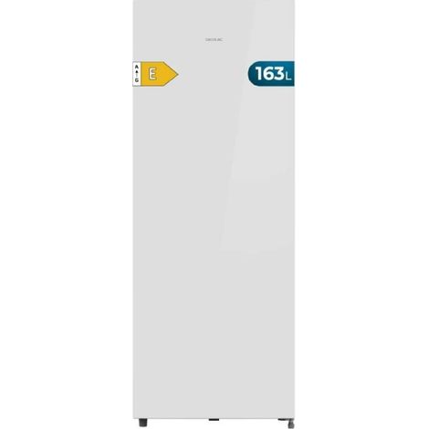 Cecotec Congelador Vertical Convertible Bolero Cool Market UF 163 Dual White E. 168 L, Función Frigorífico, Total NoFrost