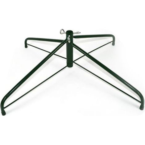 TrAdE Shop Traesio - Base Per Albero Di Natale A Croce In Metallo 35 Cm Richiudibile Pieghevole -
