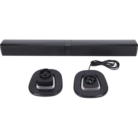 Enceinte Bluetooth 20W BS-36 avec Subwoofer Amovible et Fonctions Multiples pour TV (1/5)