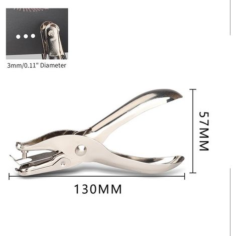 Stück Mini-Locher 1-Loch-Locher Tischlocher Alltagslocher 3 mm Rund für Ordner und Ringbücher Multifunktional und tragbar für Homeoffice Arbeiten (1/4)