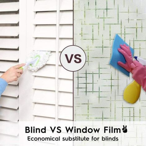 Film de vitrage électrostatique 45 × 200 cm motif étoiles protection solaire et confidentialité pour espaces intérieurs (1/4)