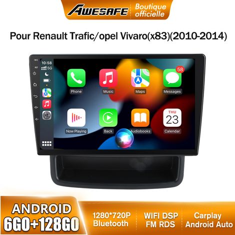 AWESAFE Autoradio Android 13 pour Renault Trafic opel Vivaro(x83) (2010-2014) 6Go+128Go 10'' Écran Carplay GPS Android Auto (1/5)