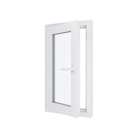 Finestra in PVC - Triplo vetro - Bianco - 500 mmx900 mm cm