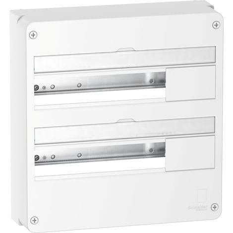 Resi9 - Scatola da incasso bianca (RAL 9003) - 2 file da 18 moduli - SCHNEIDER ELECTRIC - R9H18402