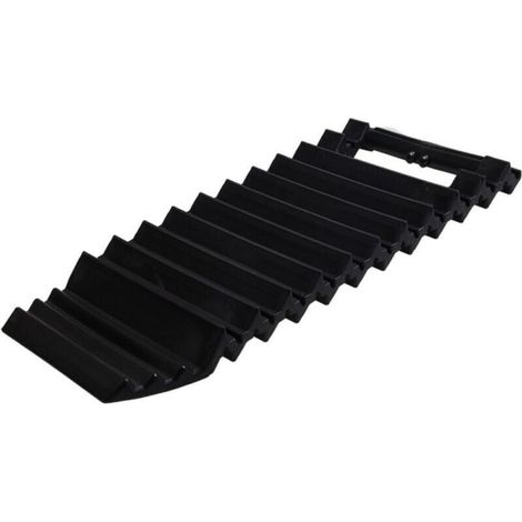 Patins antidérapants pour roues de voiture, antidérapants, antidérapants pour la neige (1 pièce - Noir) (1/5)