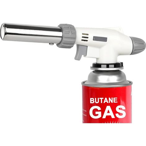 Chalumeau Cuisine - Butane - Flamme Réglable Et Réversible - Pour Crème Brûlée Saisie Et Barbecue - 1 Pièce (1/5)