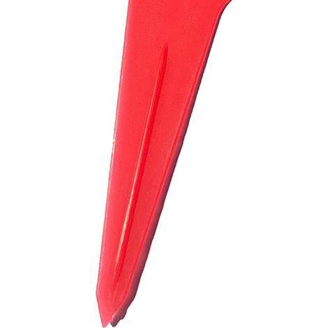 Lot de 20 étiquettes de jardin en forme de T, épaisses, pour le tri et la classification des plantes (rouge). (1/4)