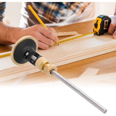 Outil de traçage de style européen avec réglage fin de 0,2 mm, lame en carbure pour le tracé de lignes parallèles. (1/5)