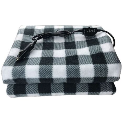 Couverture chauffante pour voiture 12v, couverture électrique chaude d'hiver, couverture chauffante électrique, contrôle de la température réglable (1/3)