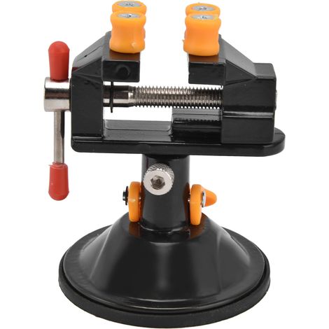 Étau rotatif omnidirectionnel à 360° avec base à ventouse ronde et table de travail de 0 à 2,5 cm (1/5)